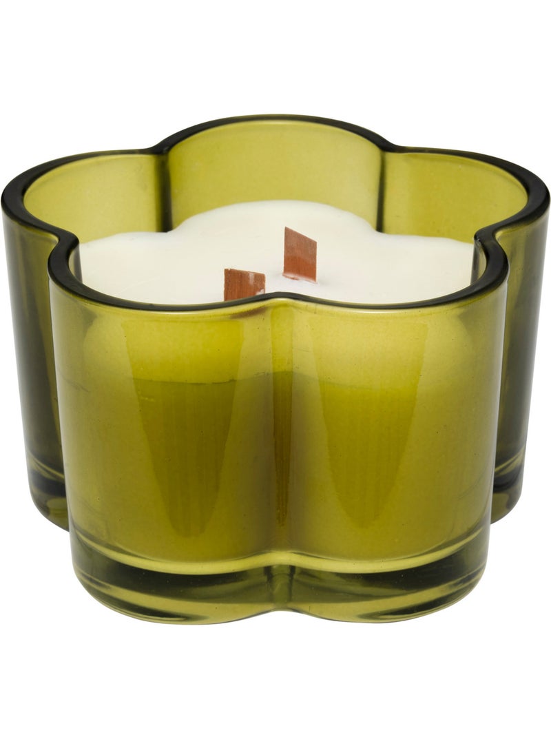 Bougie parfumée 200g pot en verre TWISTED LIME Noir - Kiabi