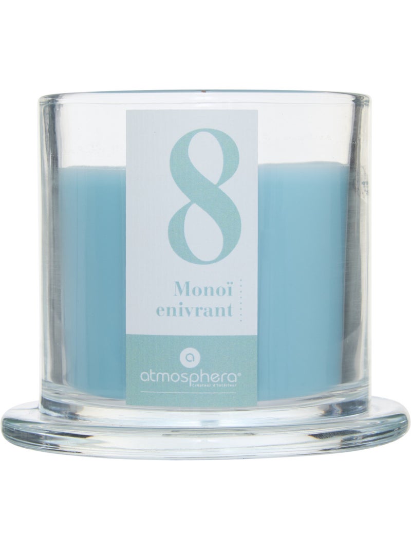 Bougie parfumée 238g sous cloche verre NUMIA Bleu - Kiabi