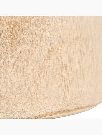 Bougie parfumée 3 mèches pot en bois WONJ
