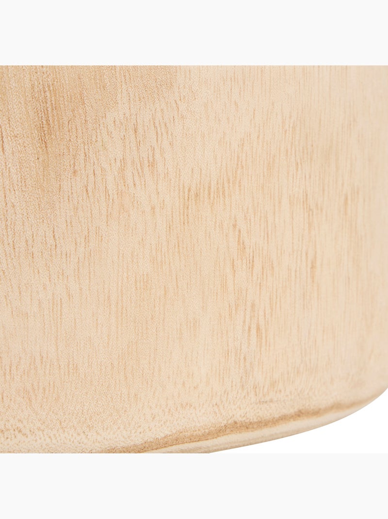 Bougie parfumée 3 mèches pot en bois WONJ Beige - Kiabi