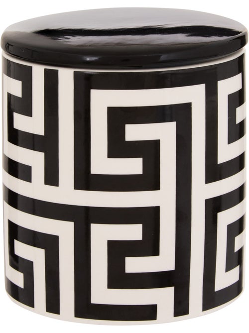 Bougie parfumée 3 mèches pot en grès motif graphique RESO - Kiabi Bougie parfumée 3 mèches pot en grès motif graphique RESO - Kiabi