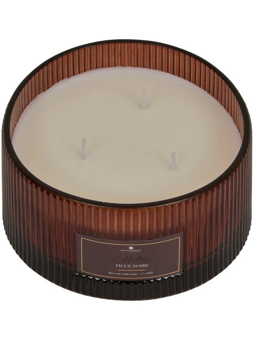 Bougie parfumée 3 mèches pot en verre ALBIE - Kiabi