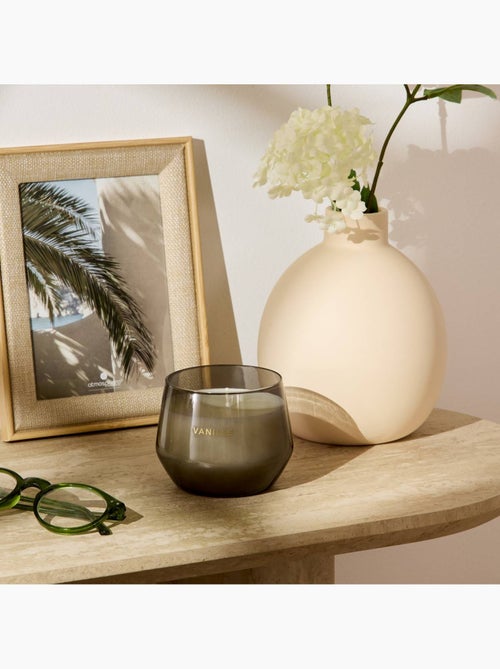 Bougie parfumée 300g pot en verre coloré GLOWY - Kiabi