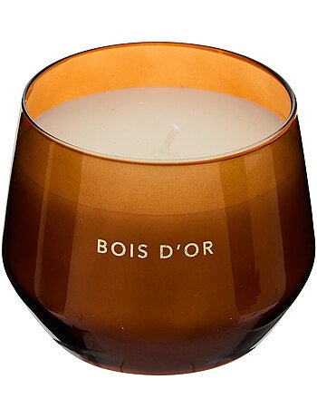 Bougie parfumée 300g pot en verre coloré GLOWY