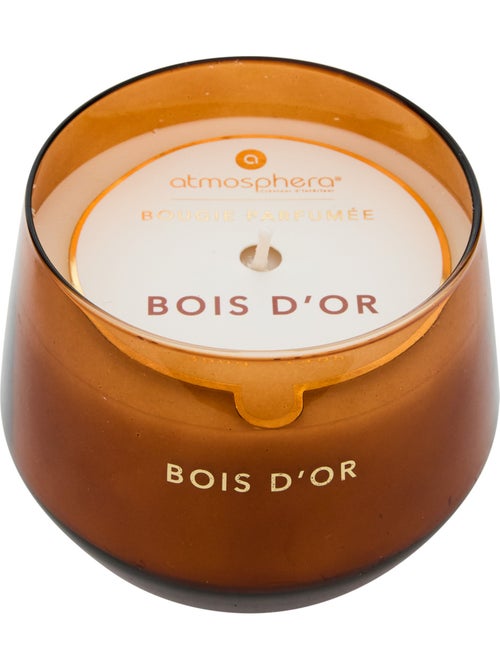 Bougie parfumée 300g pot en verre coloré GLOWY - Kiabi