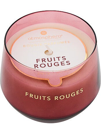 Bougie parfumée 300g pot en verre coloré GLOWY
