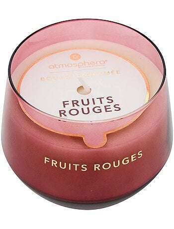 Bougie parfumée 300g pot en verre coloré GLOWY