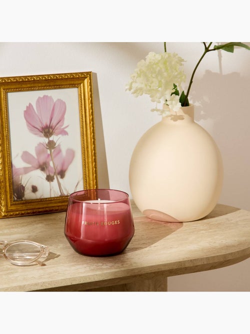 Bougie parfumée 300g pot en verre coloré GLOWY - Kiabi