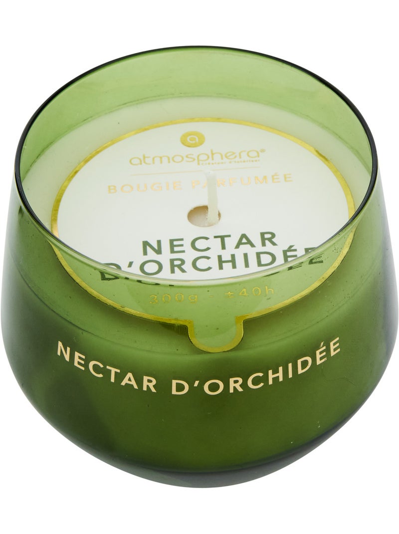 Bougie parfumée 300g pot en verre coloré GLOWY Vert - Kiabi