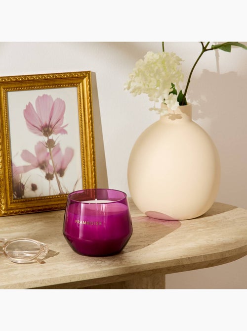 Bougie parfumée 300g pot en verre coloré GLOWY - Kiabi