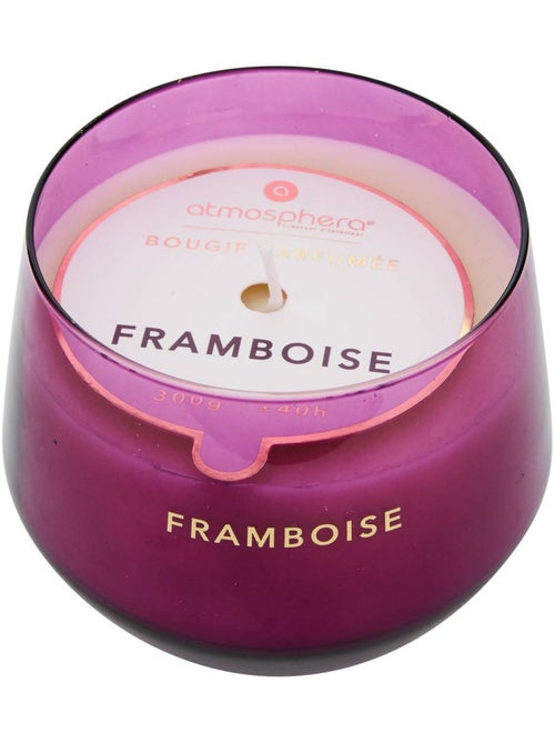 Bougie parfumée 300g pot en verre coloré GLOWY - Kiabi