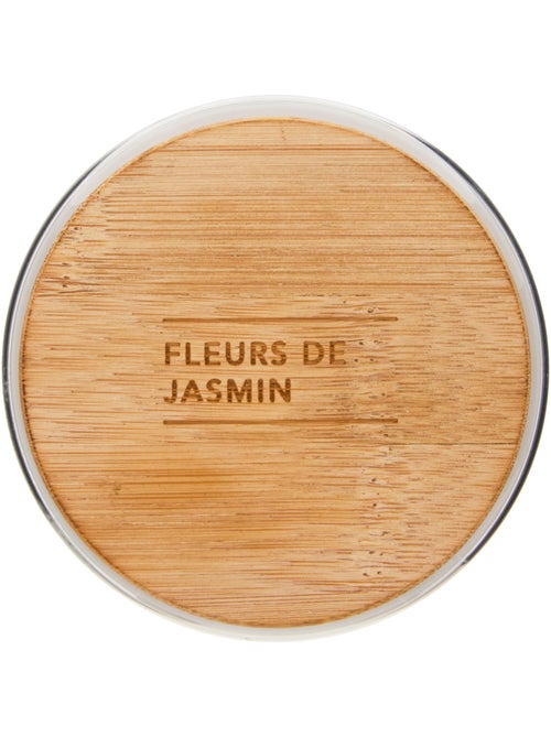 Bougie parfumée 435g pot en verre à couvercle bambou VIKY - Kiabi Bougie parfumée 435g pot en verre à couvercle bambou VIKY - Kiabi