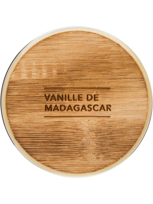Bougie parfumée 435g pot en verre à couvercle bambou VIKY - Kiabi Bougie parfumée 435g pot en verre à couvercle bambou VIKY - Kiabi