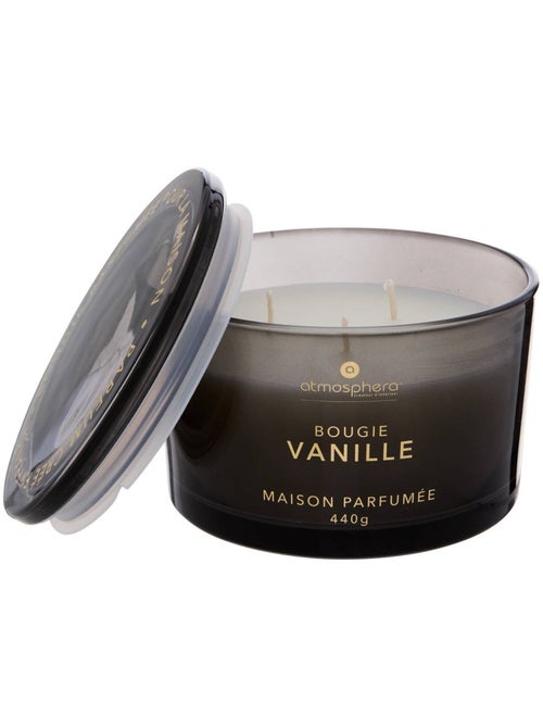 Bougie parfumée 440g pot en verre à couvercle GLOWY - Kiabi