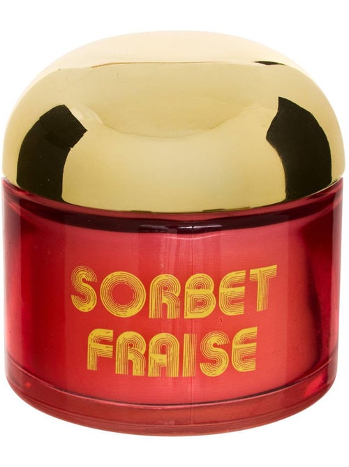 Bougie parfumée 50g pot en verre coloré SORBET - Kiabi