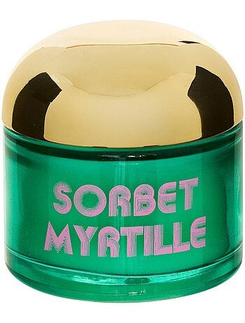 Bougie parfumée 50g pot en verre coloré SORBET