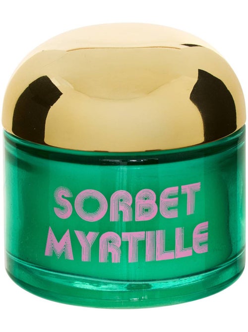 Bougie parfumée 50g pot en verre coloré SORBET - Kiabi