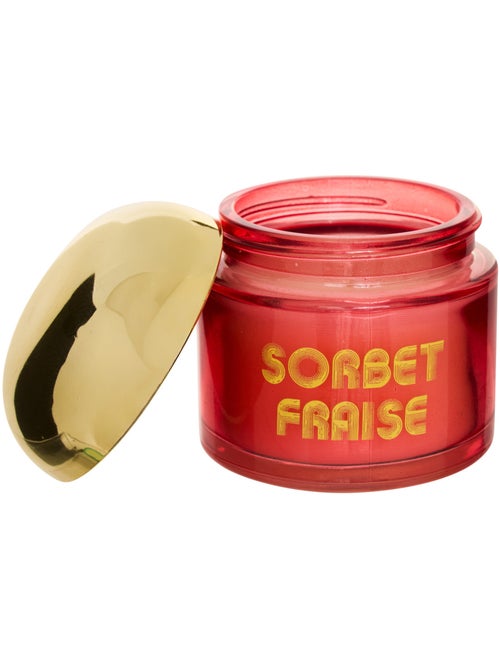 Bougie parfumée 50g pot en verre coloré SORBET - Kiabi