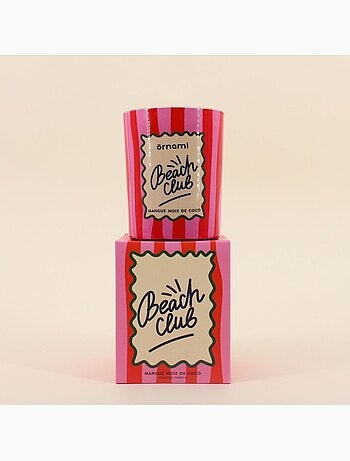Bougie parfumée 510g "Beach club", boite cadeau