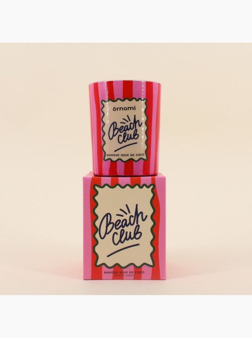 Bougie parfumée 510g "Beach club", boite cadeau - Kiabi Bougie parfumée 510g "Beach club", boite cadeau - Kiabi