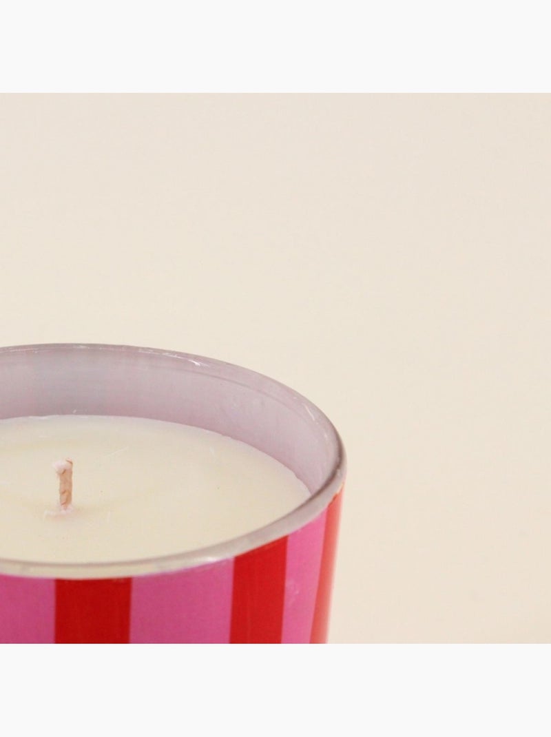 Bougie parfumée 510g "Beach club", boite cadeau Rose - Kiabi