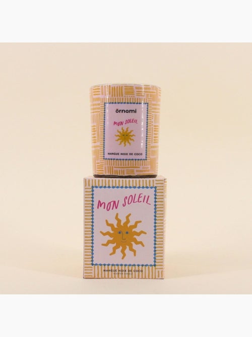 Bougie parfumée 510g "Mon soleil", boite cadeau - Kiabi