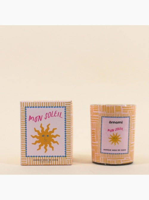 Bougie parfumée 510g "Mon soleil", boite cadeau - Kiabi