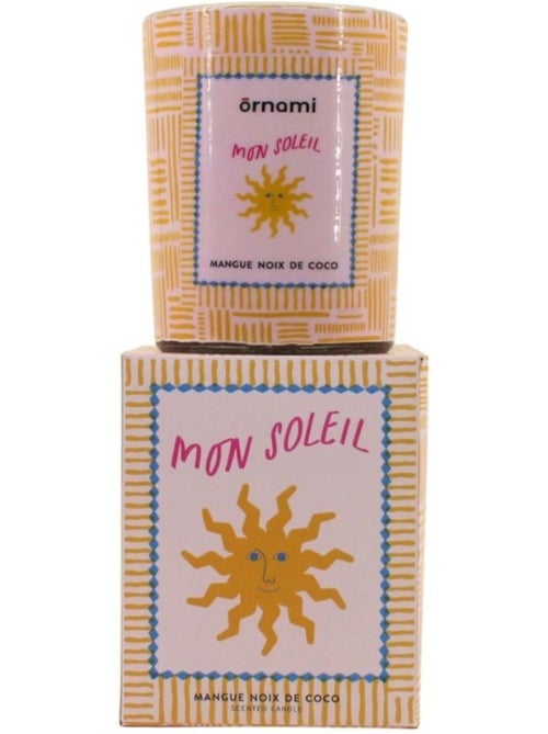 Bougie parfumée 510g "Mon soleil", boite cadeau - Kiabi