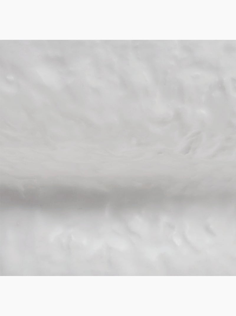 Bougie parfumée 8 mèches en coupelle céramique effet pierre STONY Blanc - Kiabi