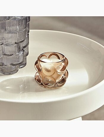 Bougie parfumée 80g pot en verre bombé SKY