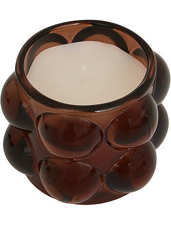 Bougie parfumée 80g pot en verre bombé SKY