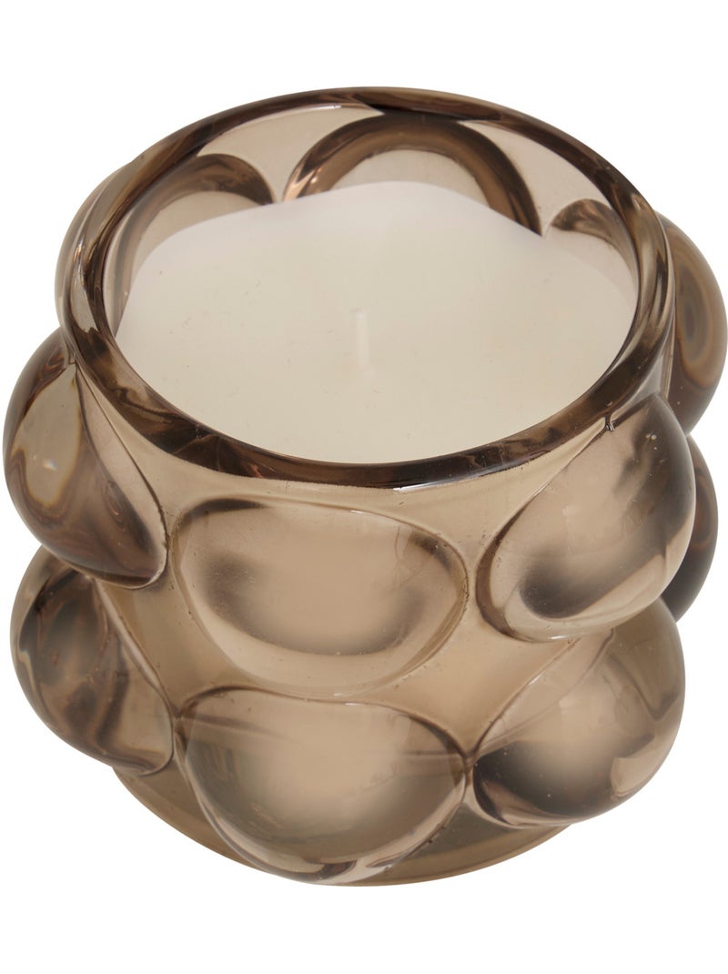Bougie parfumée 80g pot en verre bombé SKY Gris - Kiabi