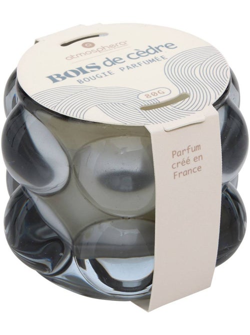Bougie parfumée 80g pot en verre bombé SKY - Kiabi