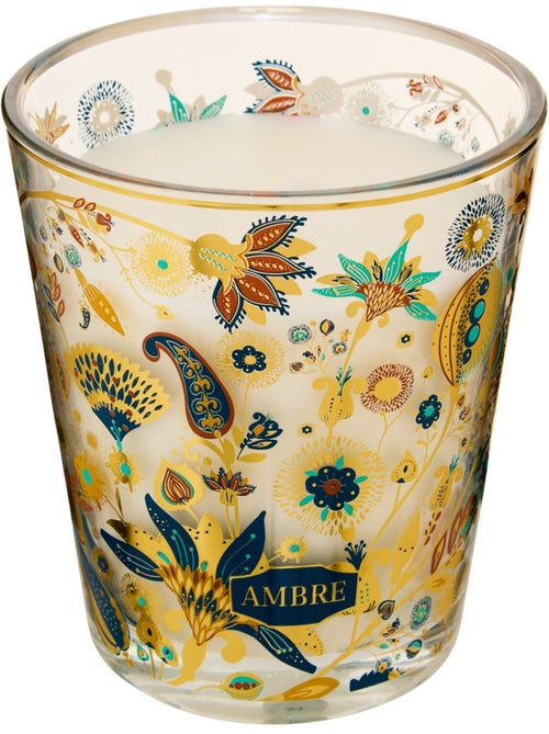 Bougie parfumée 820g pot en verre imprimé ILAN - Kiabi
