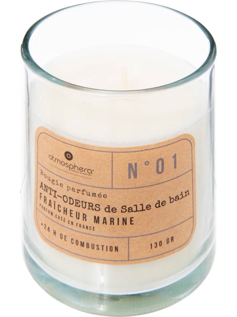 Bougie parfumée anti-odeur anti odeur Bleu clair - Kiabi