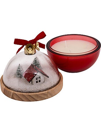 Bougie parfumée boule à neige 130g