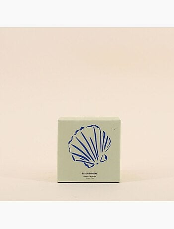 Bougie parfumée céramique 170g, boite cadeau coquillage