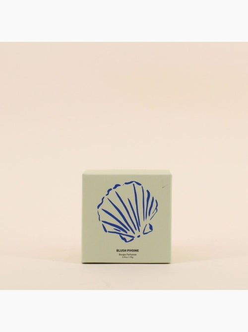 Bougie parfumée céramique 170g, boite cadeau coquillage - Kiabi