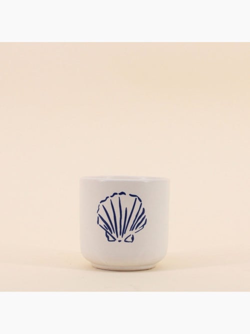 Bougie parfumée céramique 170g, boite cadeau coquillage - Kiabi