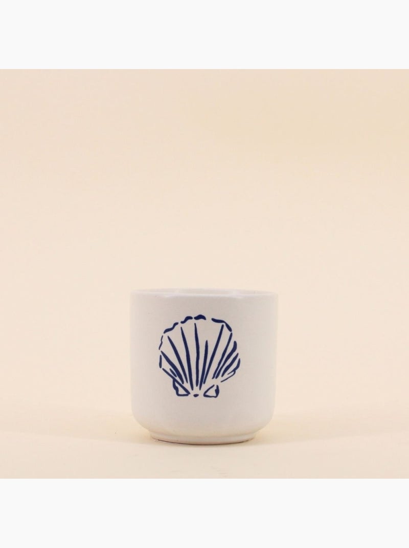 Bougie parfumée céramique 170g, boite cadeau coquillage Beige - Kiabi