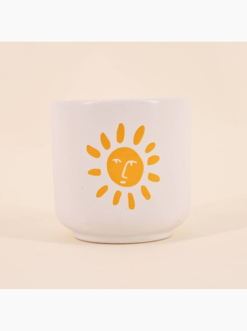 Bougie parfumée céramique 170g, boite cadeau soleil Orange - Kiabi