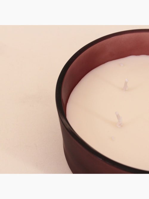 Bougie parfumée cire de soja 4 mèches "hiver boisé" 380g - Kiabi