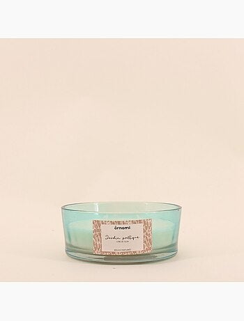 Bougie parfumée cire de soja 4 mèches "jardin poétique" 380g