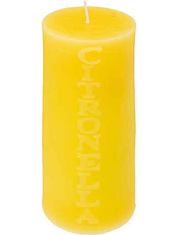 Bougie parfumée citronnelle cylindre gravé ODY