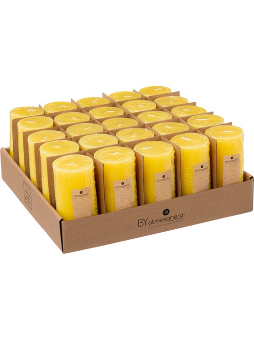 Bougie parfumée citronnelle cylindre gravé ODY - Kiabi