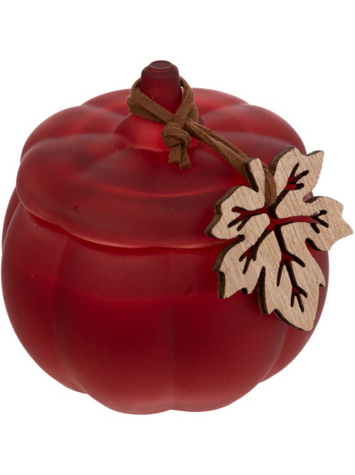 Bougie parfumée citrouille verre D.8,5 cm - Kiabi