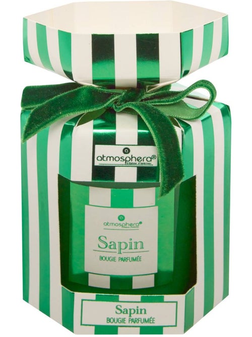 Bougie parfumée cracker 89 gr avec pot en verre rand - Kiabi Bougie parfumée cracker 89 gr avec pot en verre rand - Kiabi
