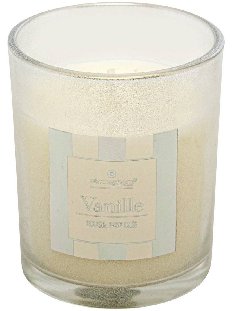 Bougie parfumée cracker 89 gr avec pot en verre rand Multicolore - Kiabi