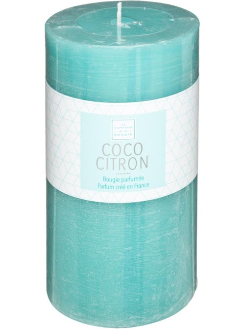 Bougie parfumée cylindre en cire colorée ELEA - Kiabi Bougie parfumée cylindre en cire colorée ELEA - Kiabi