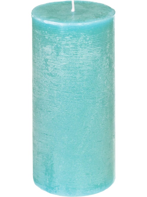 Bougie parfumée cylindre en cire colorée ELEA - Kiabi Bougie parfumée cylindre en cire colorée ELEA - Kiabi